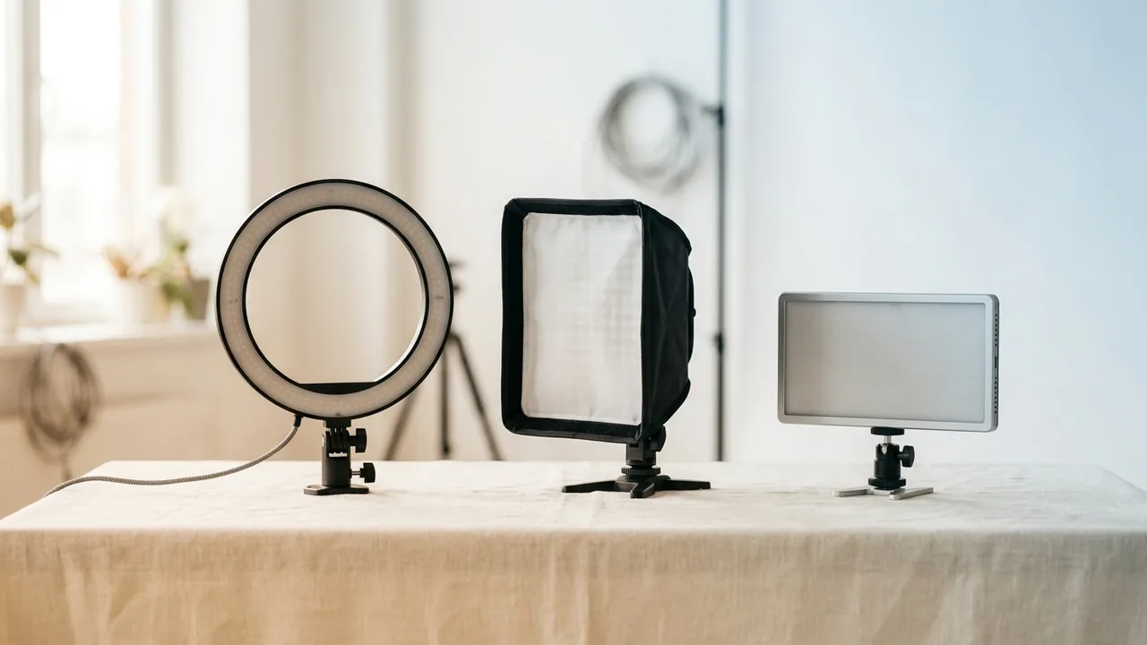 Ring light, softbox ou panneau LED : lequel choisir ?